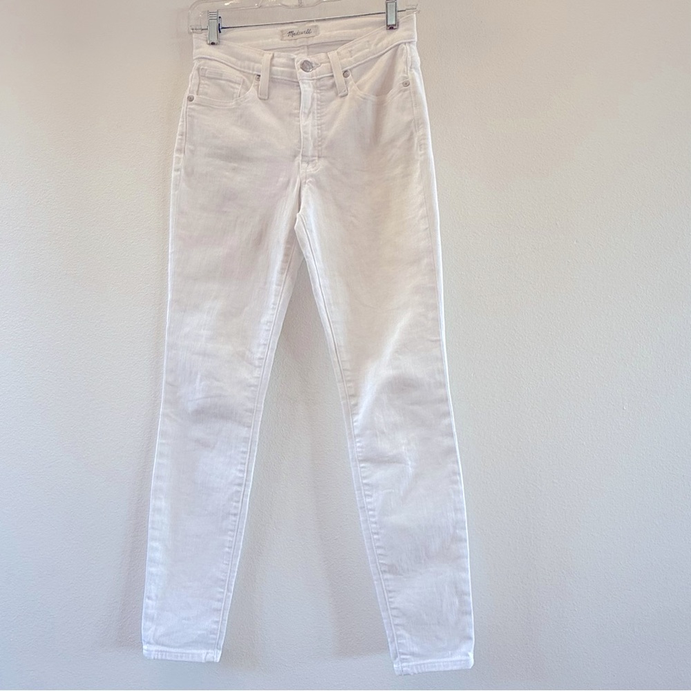 Madewell White Skinny Jeans